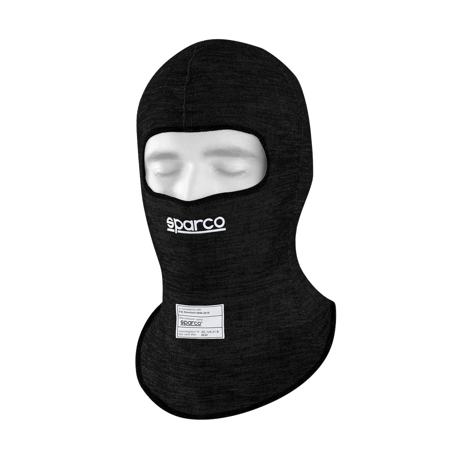 Sparco RW-10 Shield Pro Balaclava - Black (FIA)