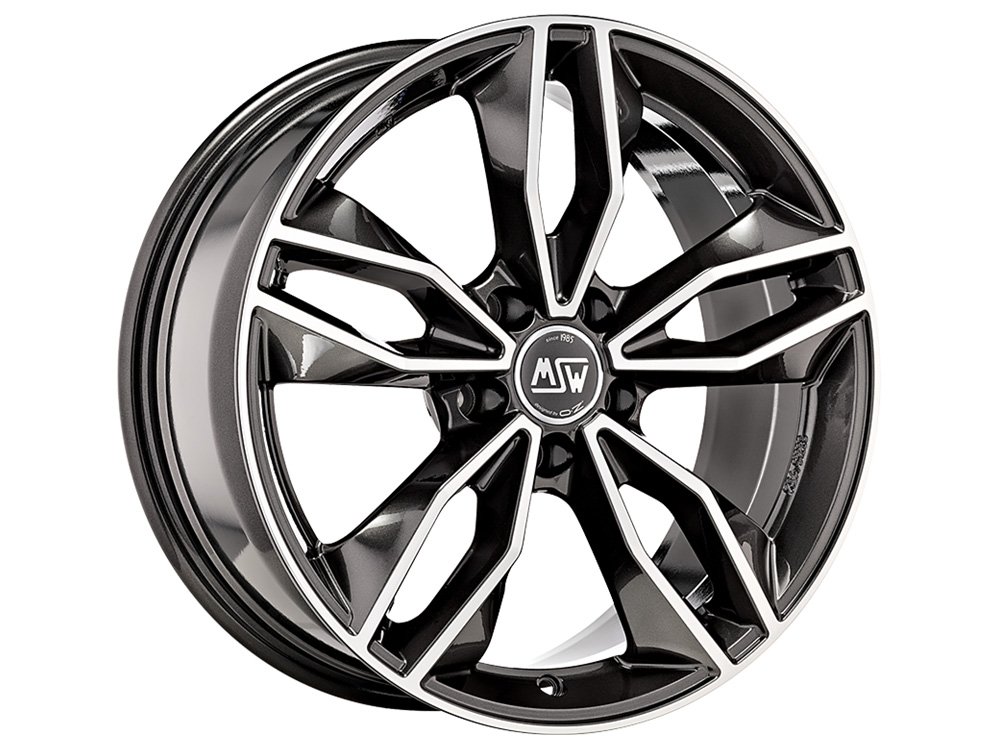 MSW 71 17x7.5" 5x112 ET50, Gloss Dark Grey Full Polished