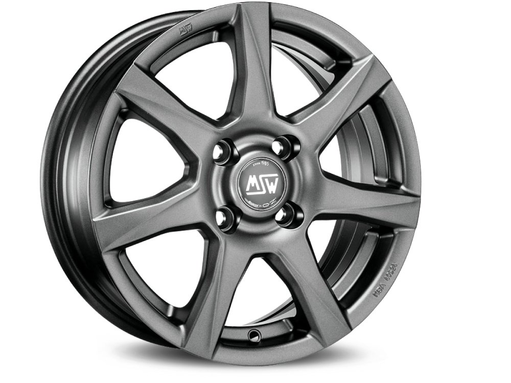 MSW 77 15x6" 5x114.3 ET45, Flat Dark Grey
