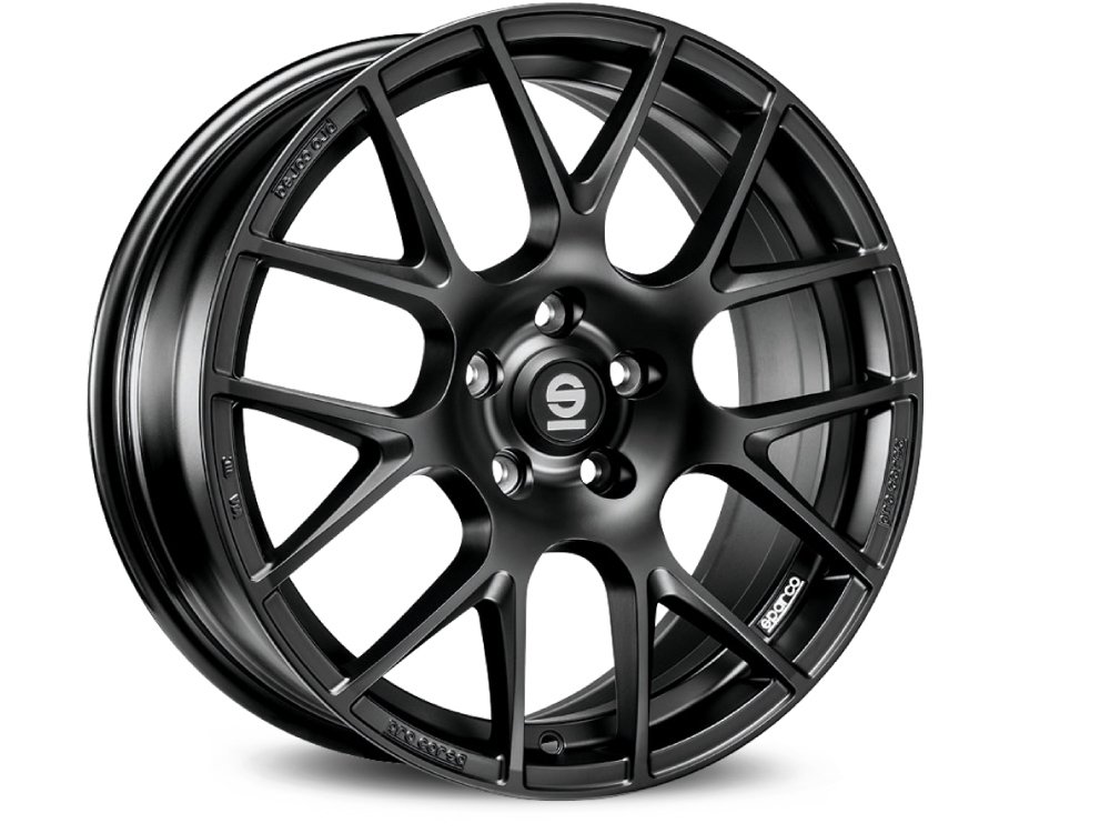Sparco Pro Corsa 18x8" 5x100 ET45, Flat Black