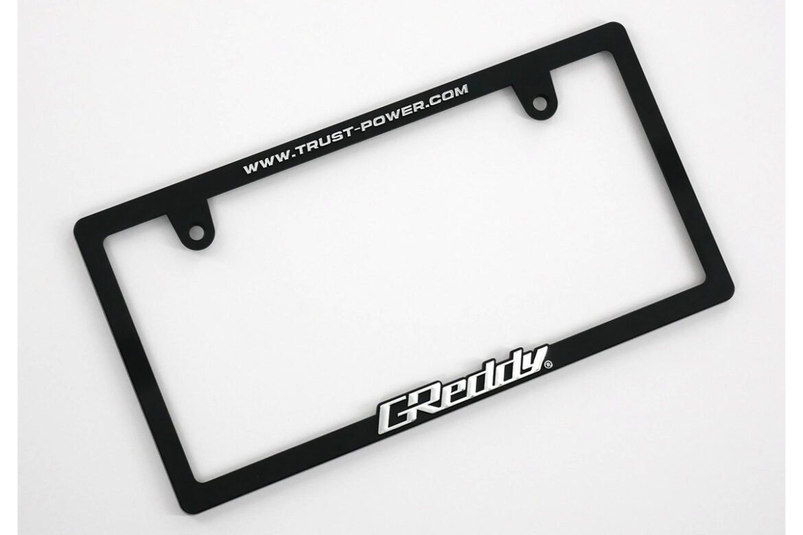 GReddy License Plate Frame - Chrome