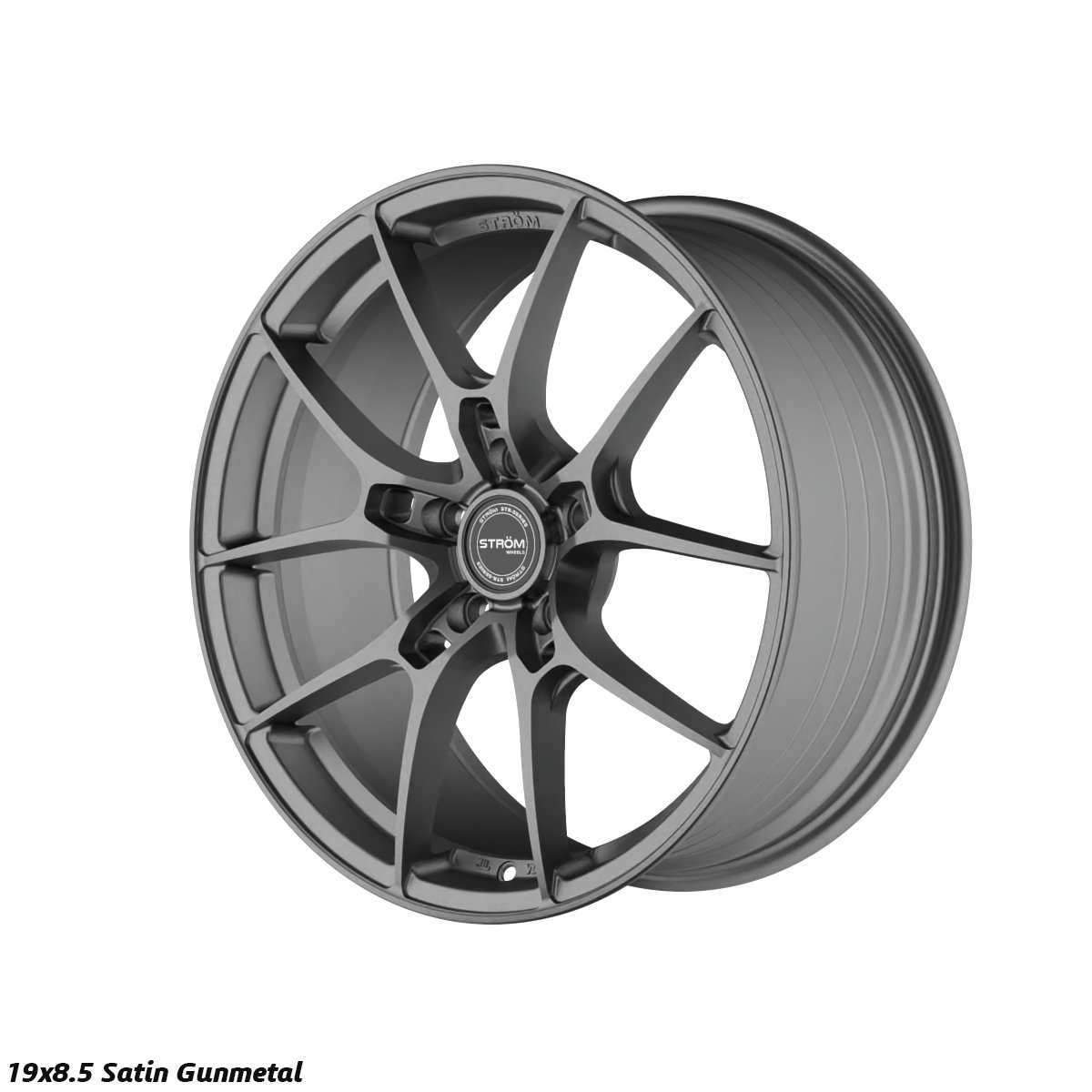 Ström STR-F1 19x8.5" 5x112 ET45, Satin Gunmetal