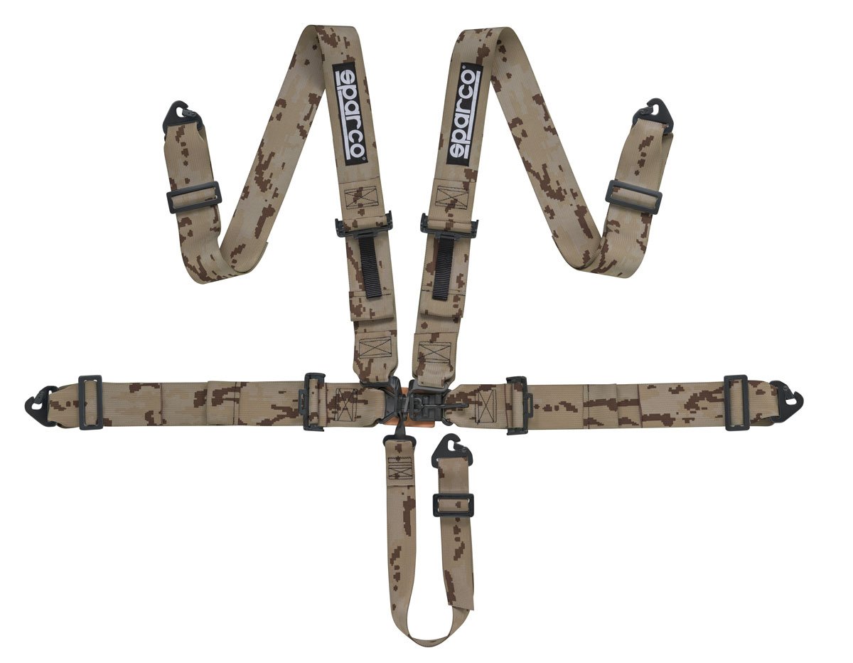 Sparco 5 Points 3" Camo Sport H-5 Harness (SFI)