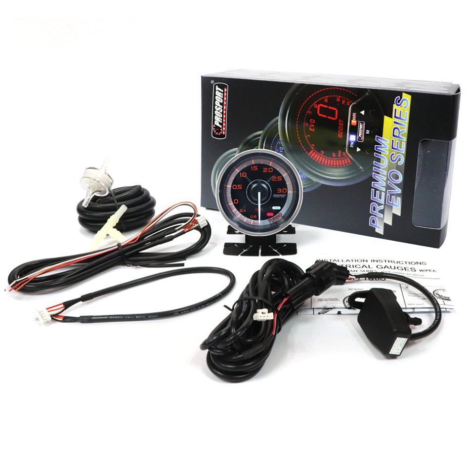 ProSport Crystal Boost Pressure Gauge
