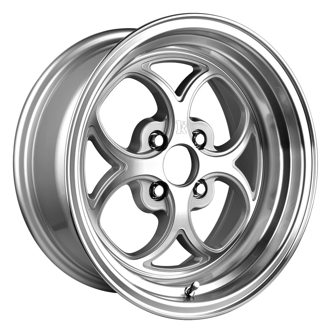 Klutch SL2 16x8" 4x100 ET10, Machined Silver