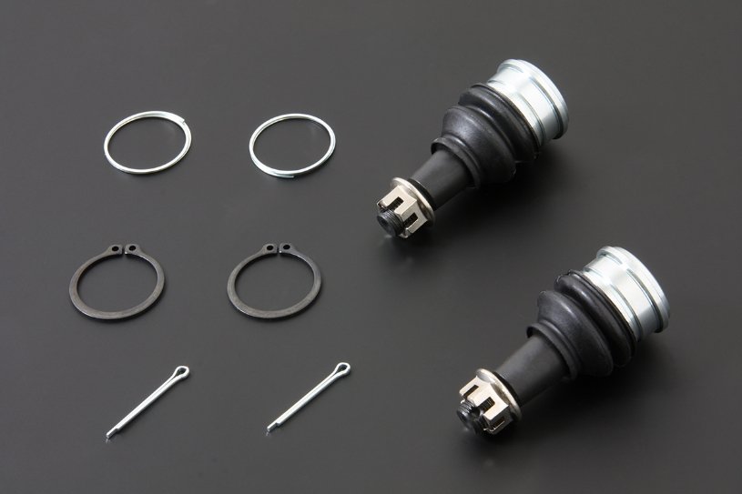 Hardrace Front Lower Suspension Ball Joints with Roll Center Correction for Honda Jazz (07-14)