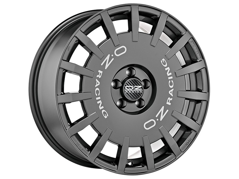 OZ Rally Racing 18x8" 5x100 ET35, Dark Graphite