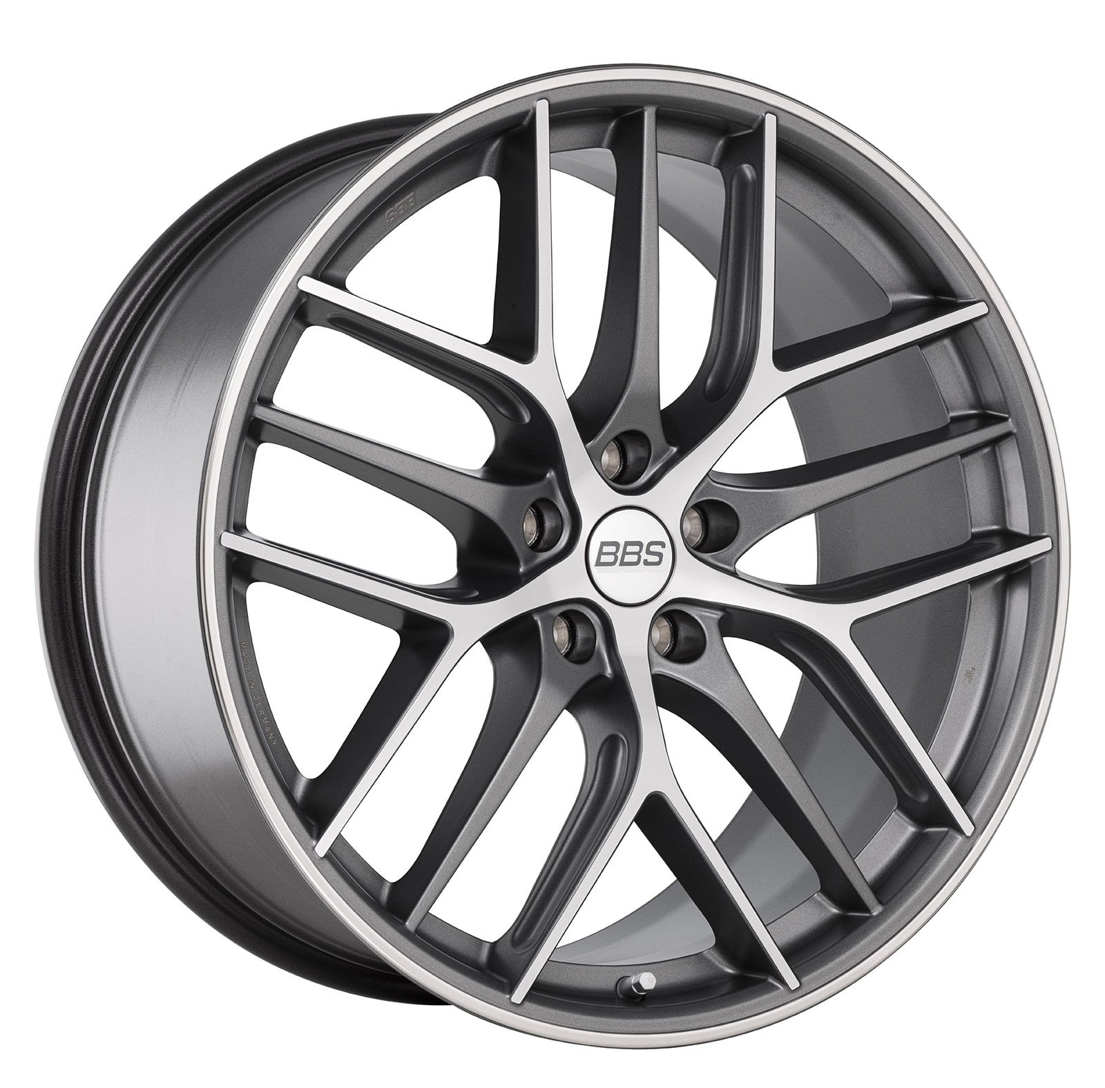 BBS CC-R 20x8.5" 5x112 ET42, Dark Grey / Machined