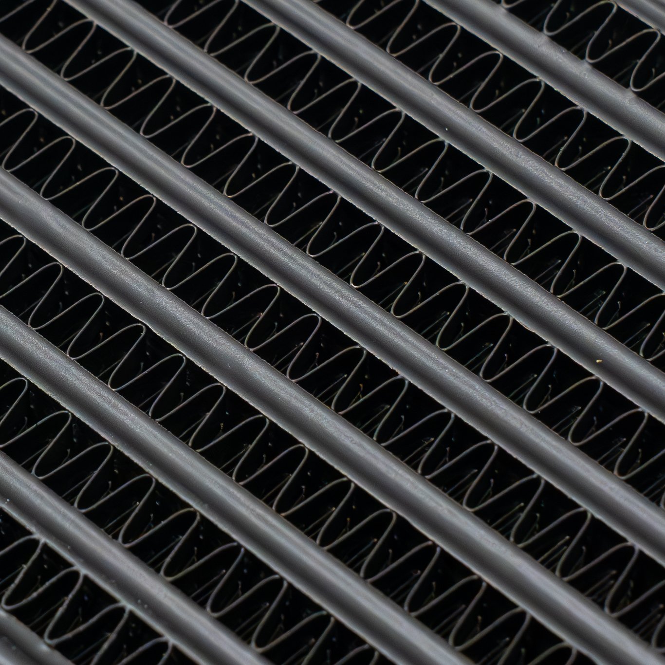 Universal Oil Cooler - 30 Row - Black