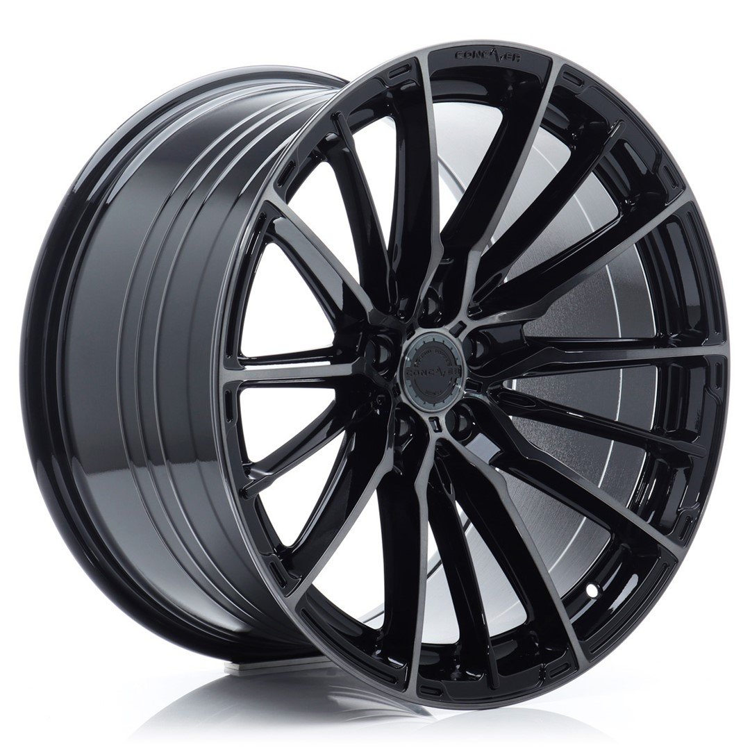 Concaver CVR7 20x9" (5 hole custom PCD) ET20-35, Double Tinted Black