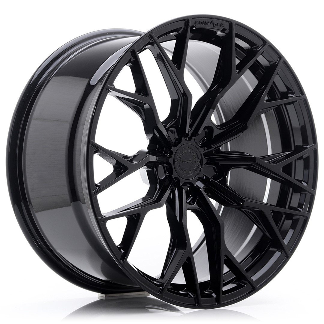 Concaver CVR1 22x9.5" (5 hole custom PCD) ET0-35, Platinum Black