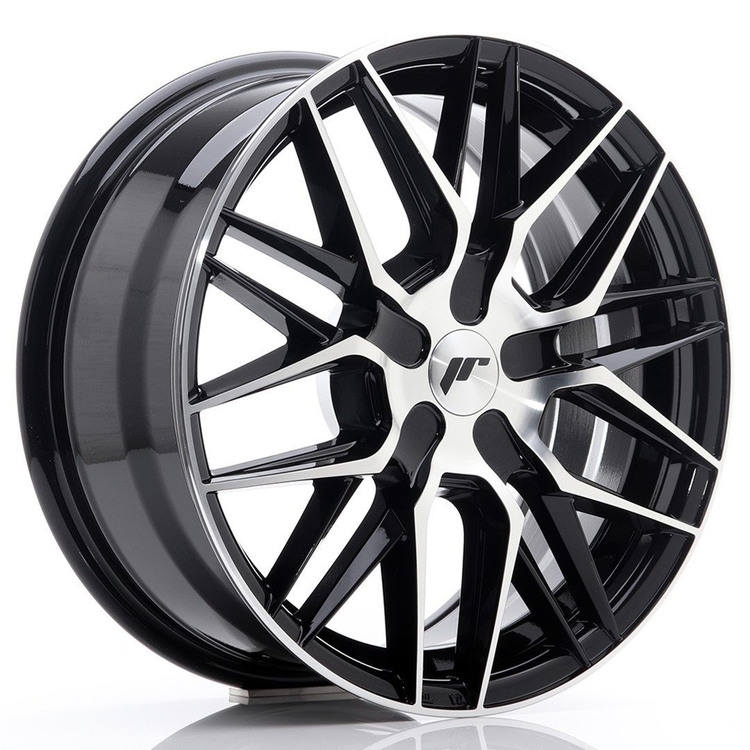 Japan Racing JR-28 17x8" (4 & 5 hole custom PCD) ET25-40, Gloss Black