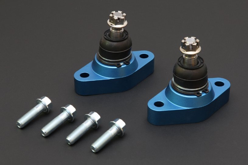 Hardrace Extended Front Lower Suspension Ball Joints with Roll Center Correction for Honda S2000