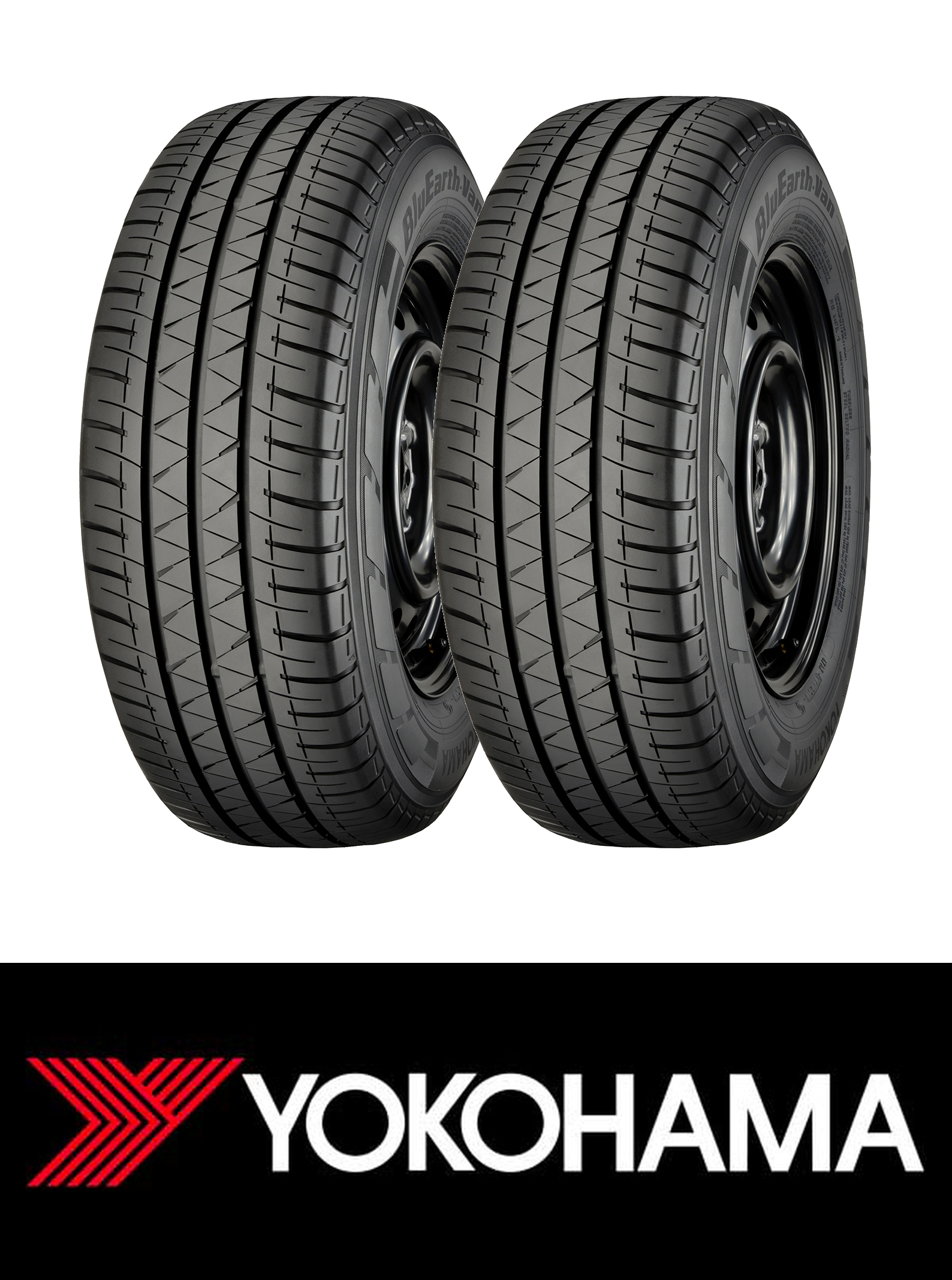 Pneus Yokohama BluEarth-Van RY55 215/65 R16 109T (la paire)