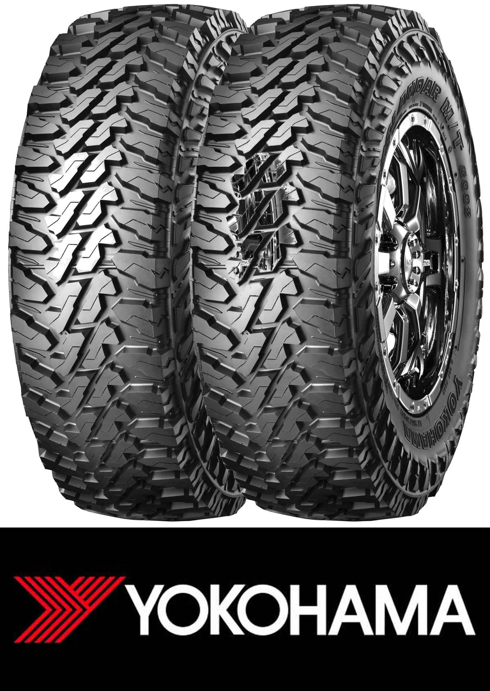 Pneus Yokohama Geolandar M/T G003 285/70 R17 121Q (la paire)