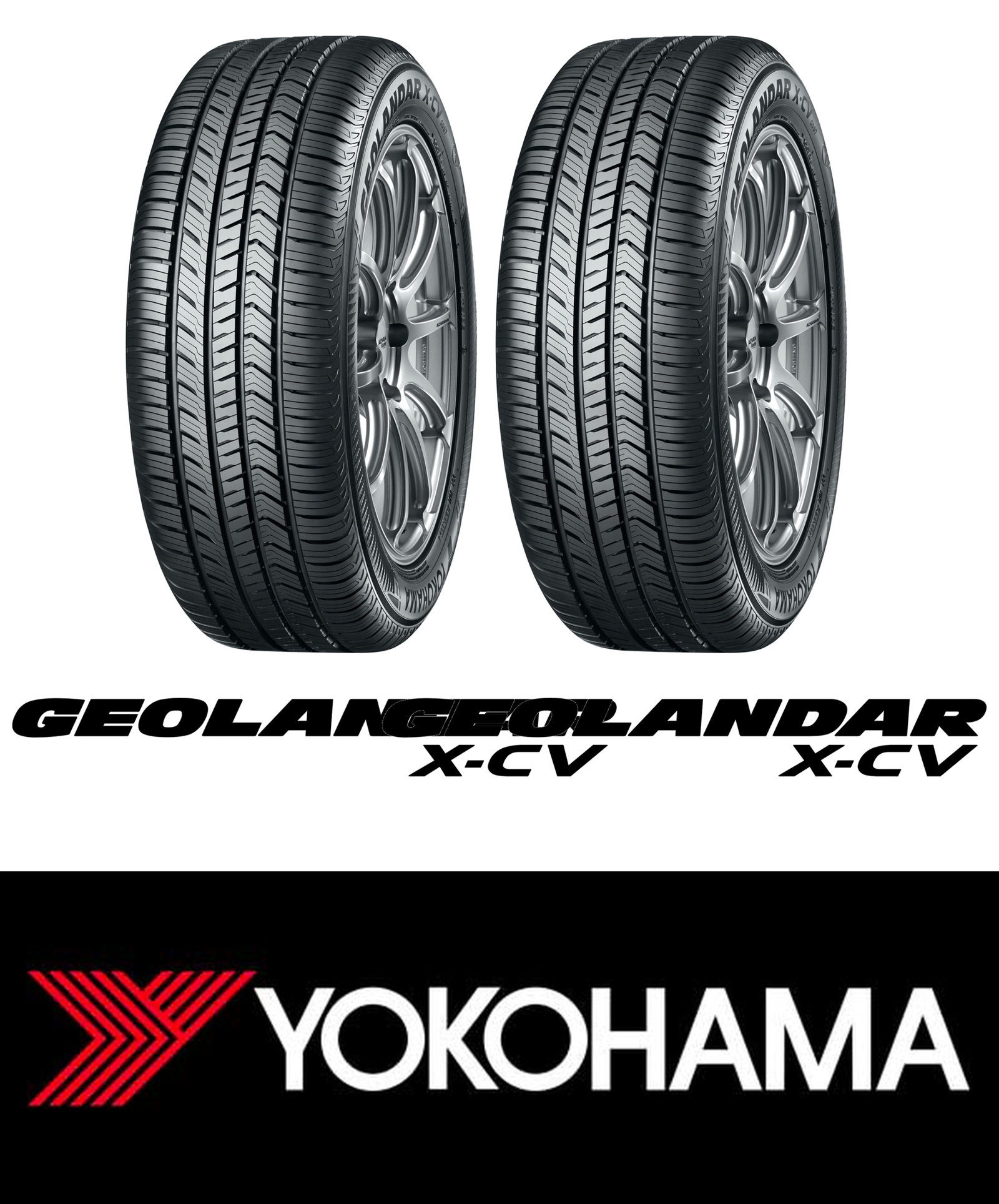 Pneus Yokohama Geolandar X-CV G057 275/45 R21 110W (la paire)