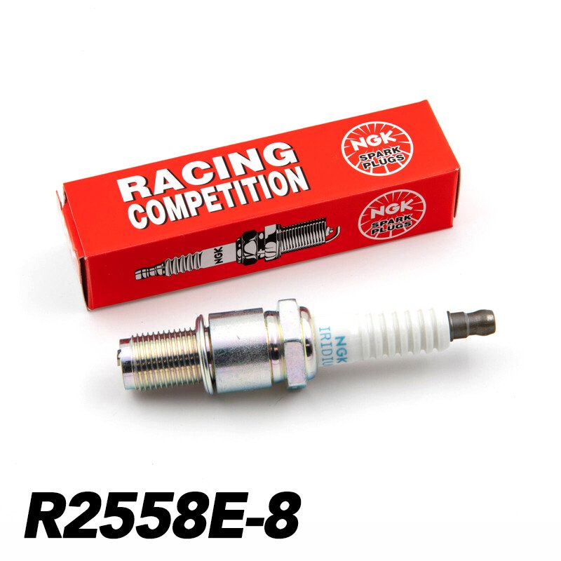 NGK Iridium Racing R2558E-8 Spark Plug (Toyota Yaris GR, GT86, GR86 / Subaru BRZ)