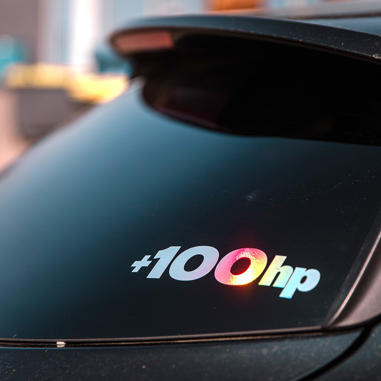+100 hp Sticker