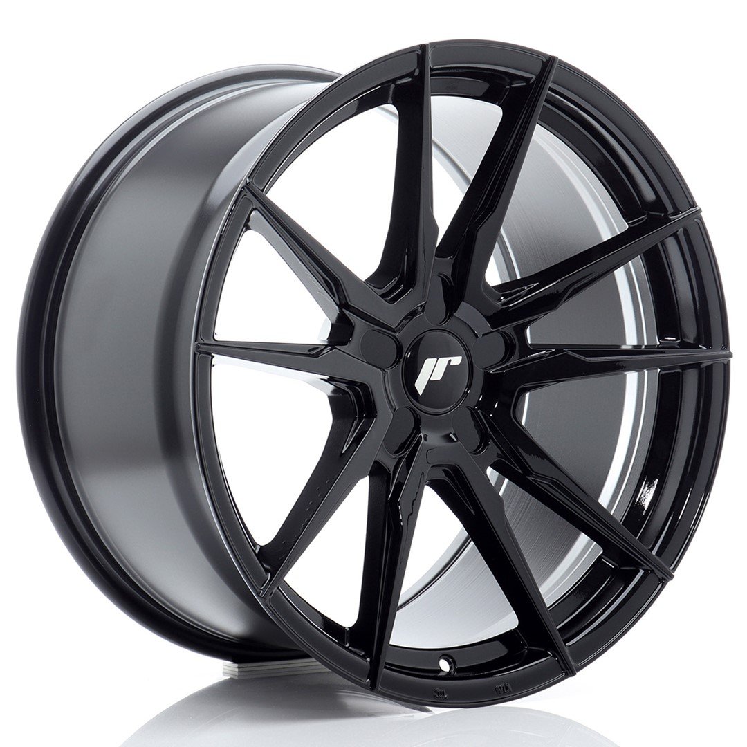 Japan Racing JR-21 Extreme Concave 19x9.5" (5 hole custom PCD) ET20-45, Gloss Black