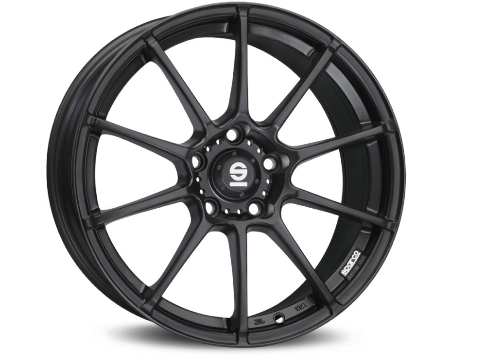 Sparco Assetto Gara 16x7" 5x114.3 ET45, Flat Black