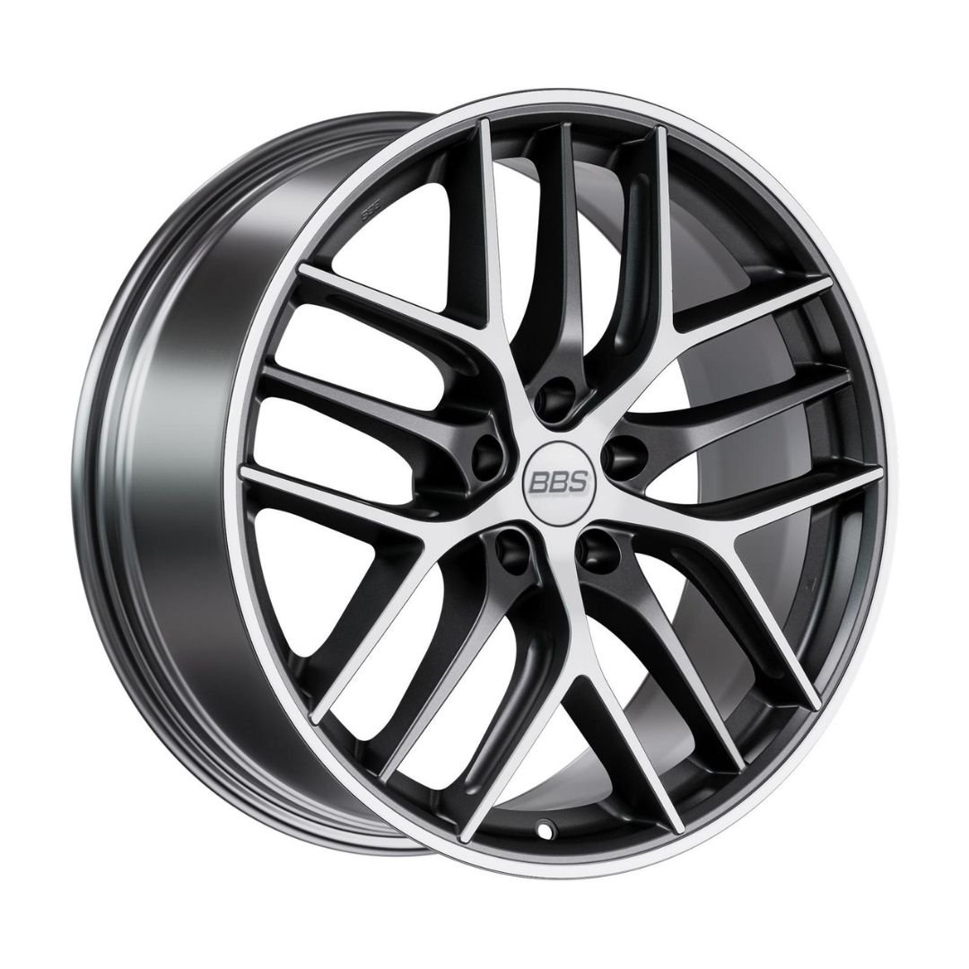BBS CC-R 19x9" 5x120 ET43, Dark Grey / Machined (CC2203)