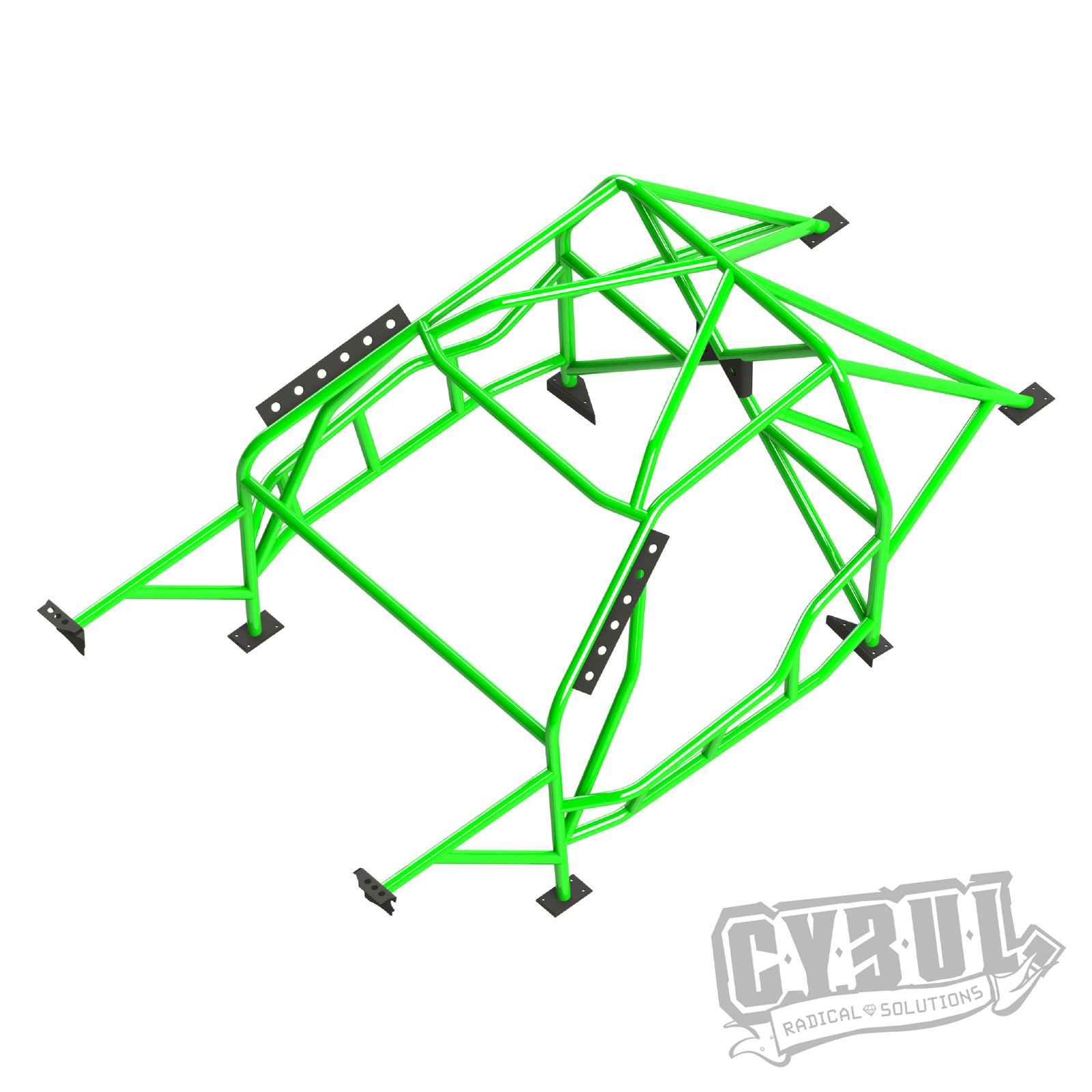 Cybul Multipoint Weld-In Roll Cage V5 Nascar for BMW E46 Compact