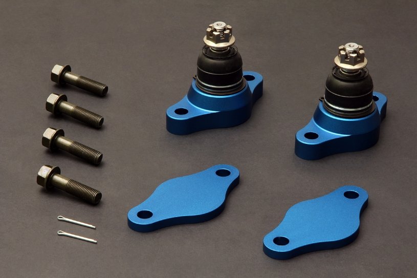 Hardrace Front Lower Suspension Ball Joints with Roll Center Correction for Honda S2000
