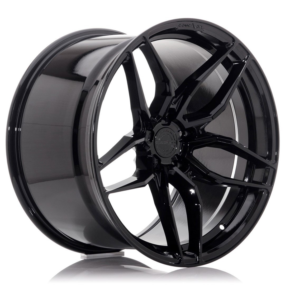 Concaver CVR3 20x9.5" (5 hole custom PCD) ET22-40, Platinum Black