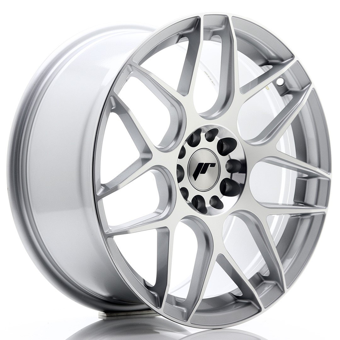 Japan Racing JR-18 18x8.5" 5x100/120 ET35, Machined Silver