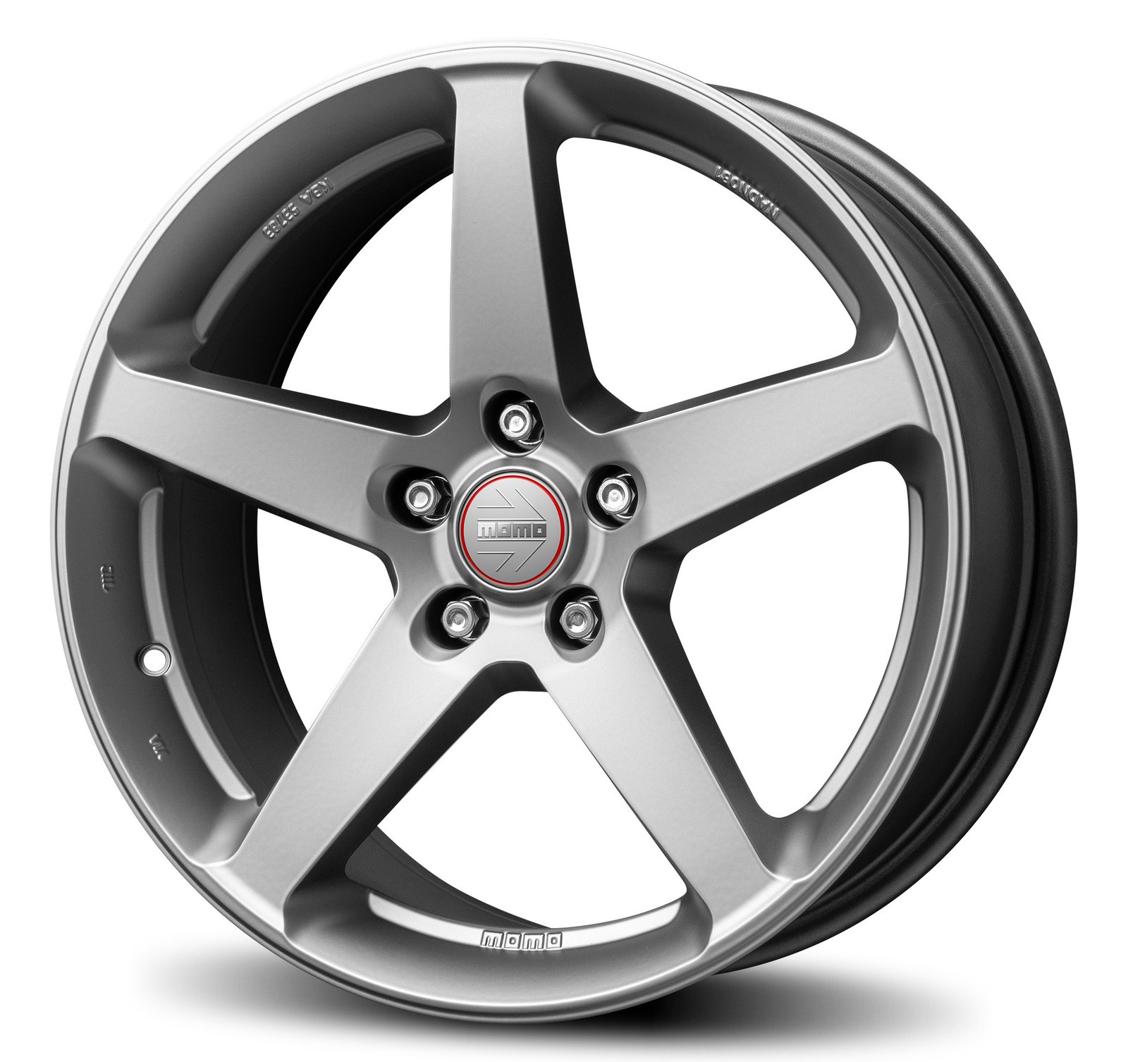 Momo Five 16x7" 5x112 ET35, Titan & Silver