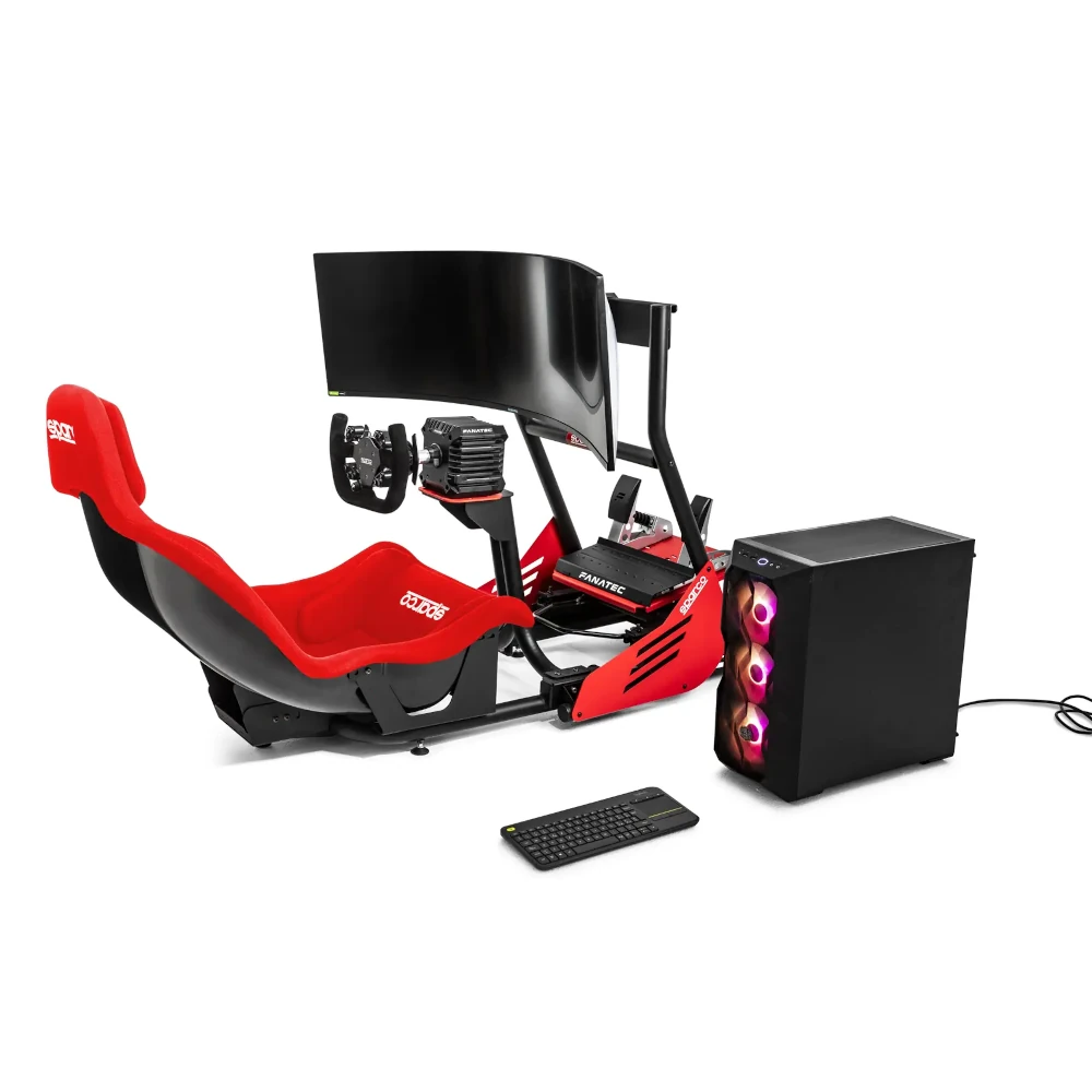 Sparco GP Rig II Sim Bundle - Red