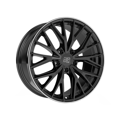MSW 44 20x10.5" 5x130 ET55, Gloss Black, Machined Spokes