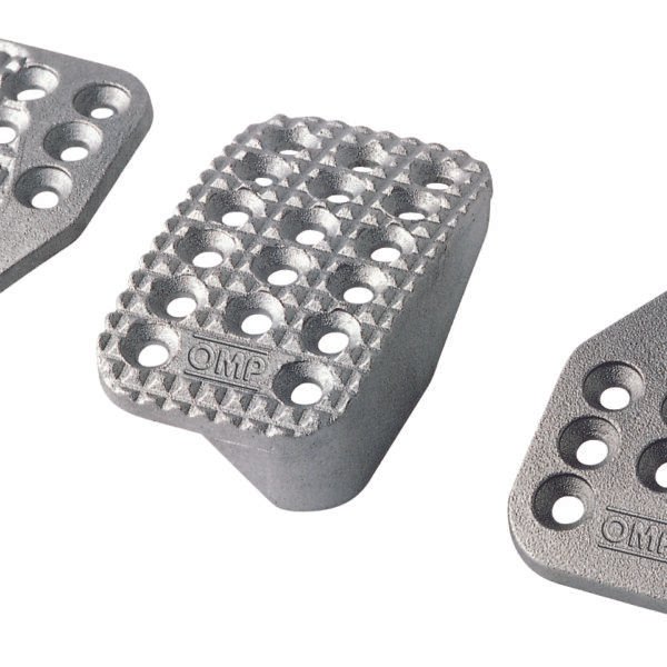 OMP 3 Pro Pedals Set, Sand-Blasted Aluminum
