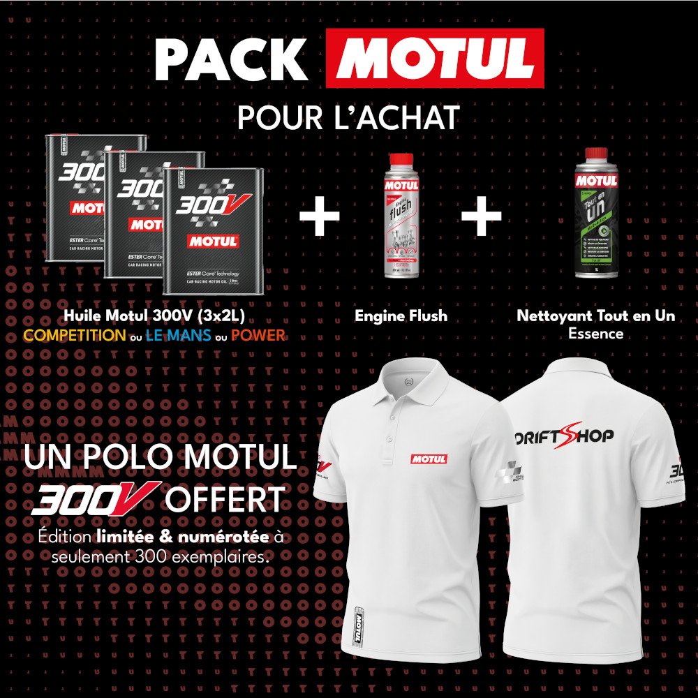 Motul 300V Engine Oil Bundle (3 x 2L) + Additives | DriftShop Limited Edition