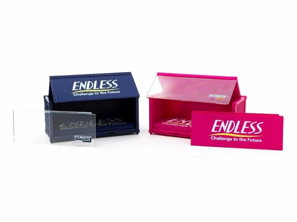 Tarmac Works 1/64 - Set of 2 Containers Endless (Pink / Blue)