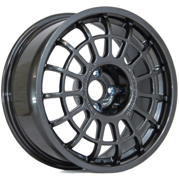 Compomotive TH2 1882 18x8" 4x108 ET15, Metallic Grey (Ford Escort Cosworth - 63.5 mm)