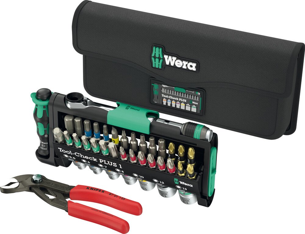 Wera Tool-Check Combi 1 - 1/4" Tool Set