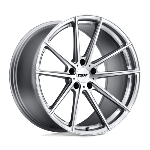 TSW Bathurst 19X8.5 5x120 ET35, Silver, Mirror Cut Face