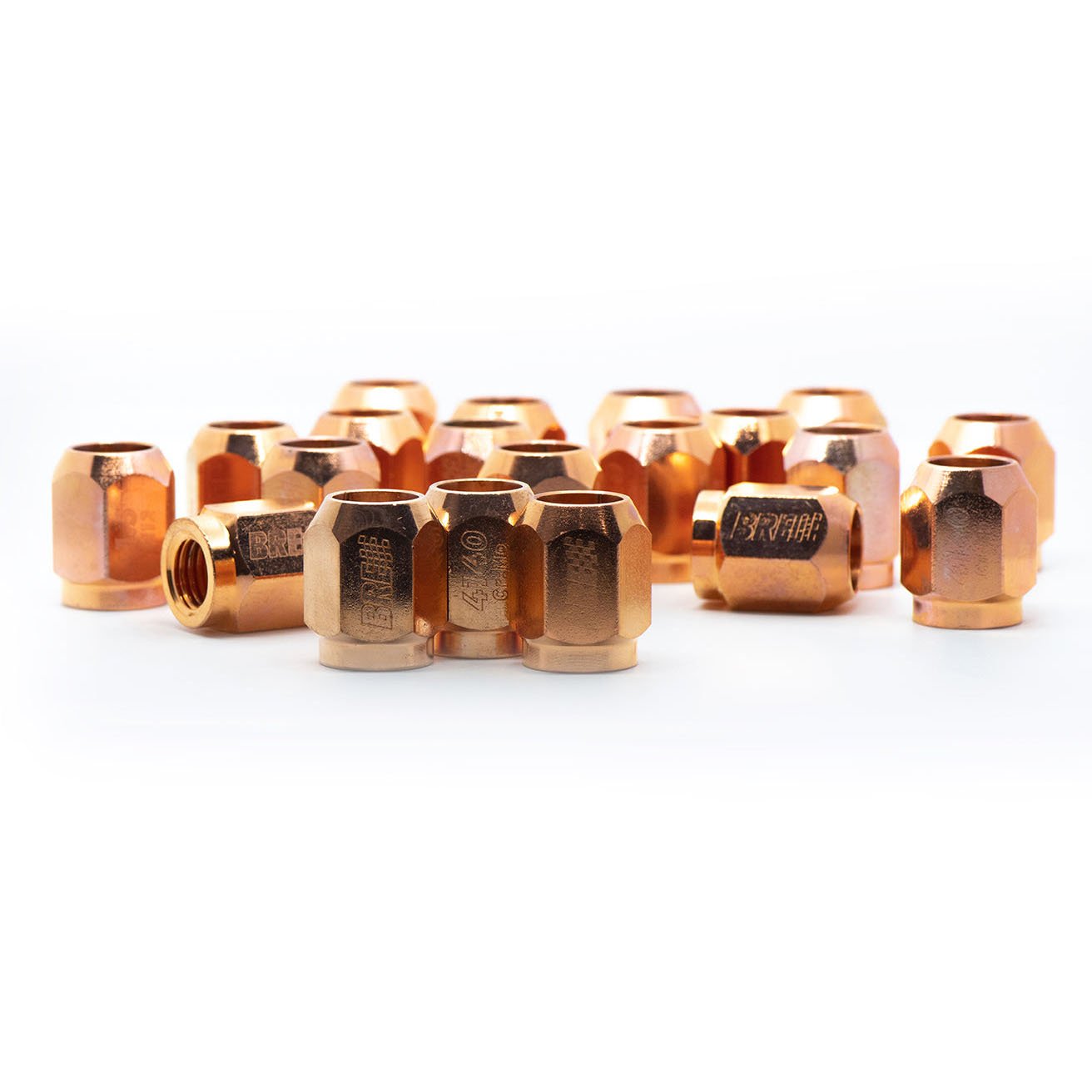 Set of 20 SpeedSocket Extended Copper Wheel Nuts - M12x1.25