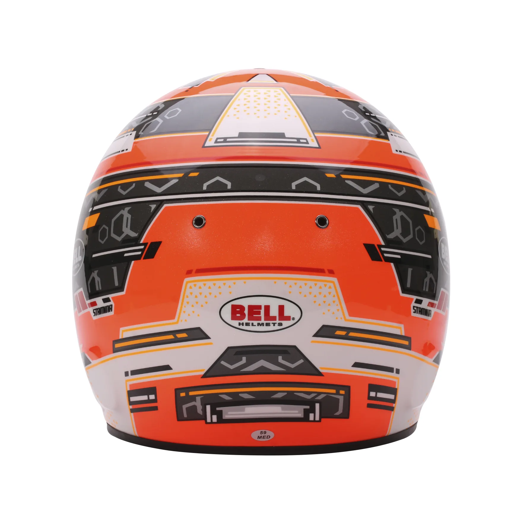 Bell RS7-K Pro Stamina Orange Karting Helmet