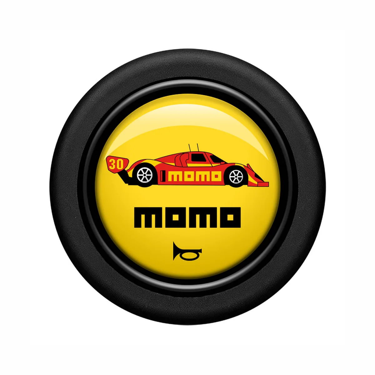 Momo Passion 1993 Yellow Steering Wheel Horn Push