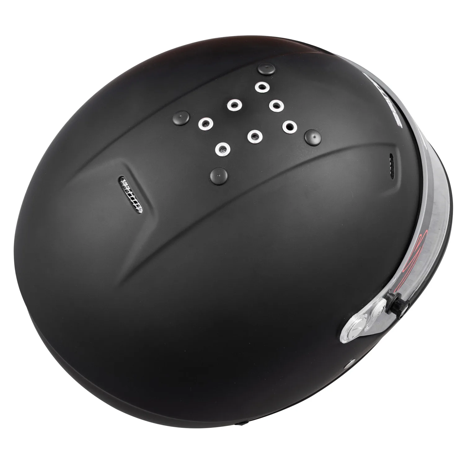 Zamp RZ 57V Matt Black Helmet - Image 2